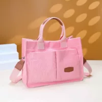Capacious Handheld Bag with Adjustable Strap for Leisure and One-Shoulder Use - Customizable Colors