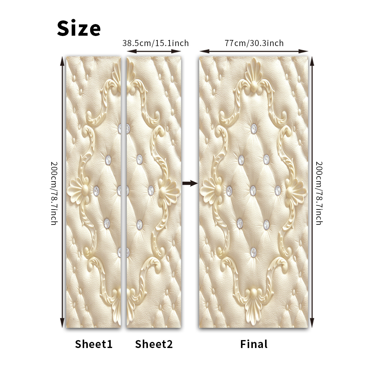 Pegatinas para puertas 3D respetuosas con el medio ambiente, autoadhesivos, fabricantes de origen al por mayor, patrones populares transfronterizos de alta definición, adhesivos para puertas impermeables, a prueba de aceite y antiincrustantes
