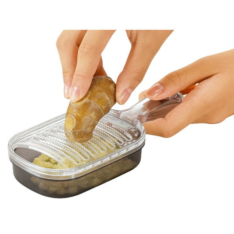 Japan Sanada Mini Ginger and Garlic Grinder, Vegetable and Fruit Food Grinder, Manual Vegetable Chopper