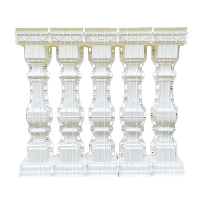 Molde de columna romana, cerca de barandilla de balcón, molde de barandilla de columna de jarrón de cemento colado en el lugar, modelo decorativo de columna romana