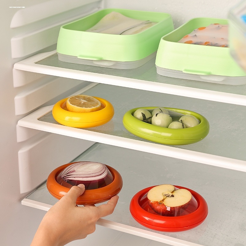 Caja de frutas y verduras, tomate, limón cortado, semi-refrigerado, película TPU, caja de sellado fresco, refrigerador, caja anti-alimentada