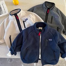 儿童长袖外套2025秋冬男童夹克衫女童冲锋衣开衫冬款童装现货新品
