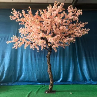 厂家直销塑料大型假树婚庆现场装饰新年仿真树绿植缨花树桃花树