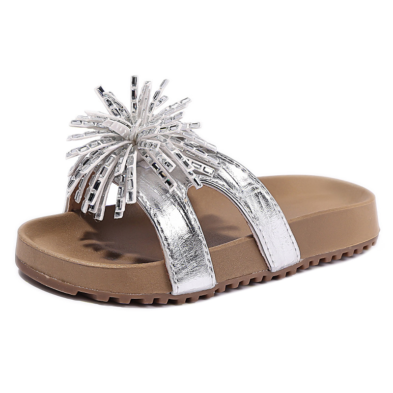 Zapatos de playa de moda para niñas 2026 verano nuevos niños huecos dedos fríos zapatos de princesa zapatos solteros image 6