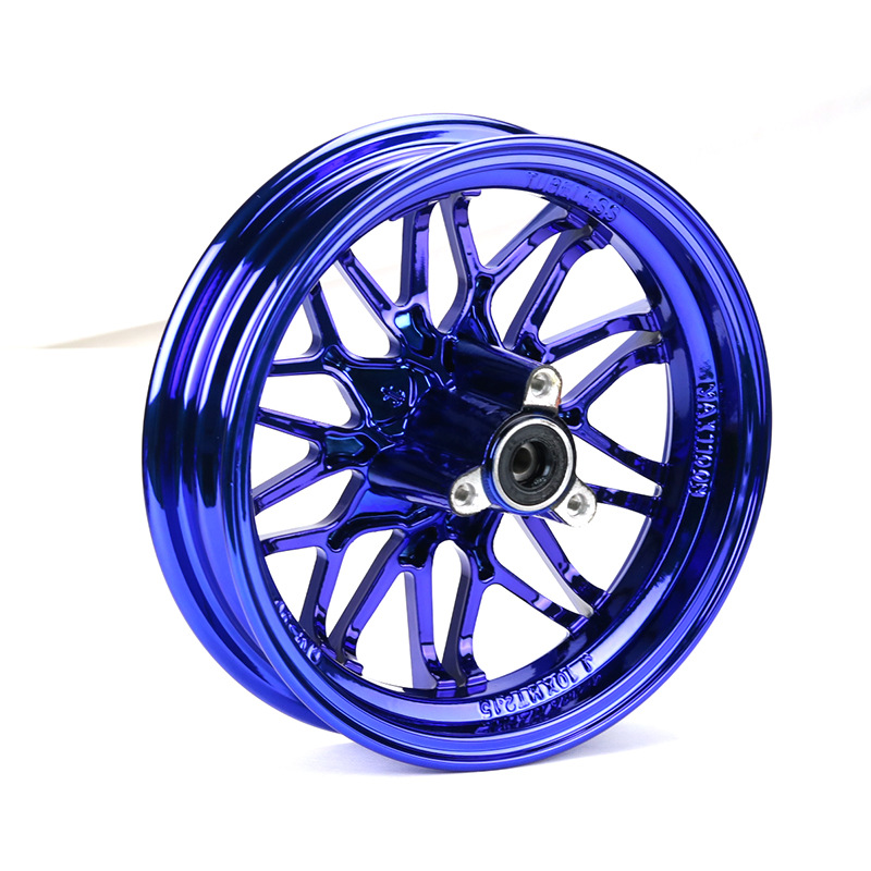 Linhai Cuxi Rsz Ghost Fire 100 Modified Aluminum Alloy Steel Rim Electroplated Wheel Hub Bell Front Axle 10mm