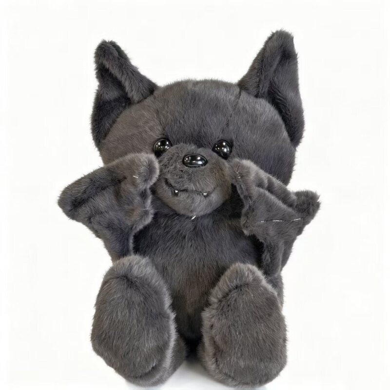 跨境新款万圣节Bat Stuffed Animal蝙蝠毛绒玩具熊娃娃公仔玩偶|undefined