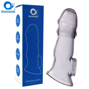 SNAILAGE crystal set transparent men's sexy Mace extended thick ultra-thin crystal set factory supply