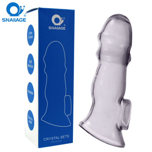 SNAILAGE crystal cover transparent men's sexy wolf braces extended thickened ultra-thin crystal cover factory supply