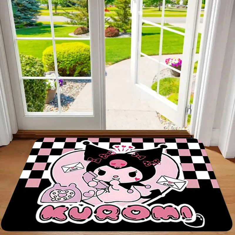 Alfombra de franela estampada, estilo playa, antideslizante, resistente a la suciedad, resistente al desgaste, alfombra para la entrada, dropshipping transfronterizo Y2.