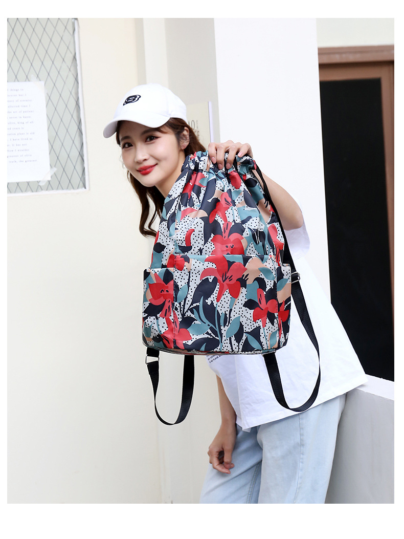 Flower Casual Daily Women's Backpack display picture 2