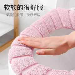 ヨーロッパのかわいい北欧の冬ぬいぐるみ厚みのあるトイレカバーワッシャートイレクッションインターネットセレブ四季家庭用