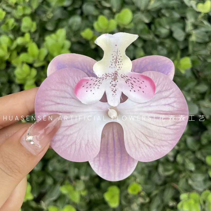 3Dプリントフィルム胡蝶蘭シミュレーション単輪花頭手作り結婚お土産喜糖箱装飾diy靴花|undefined