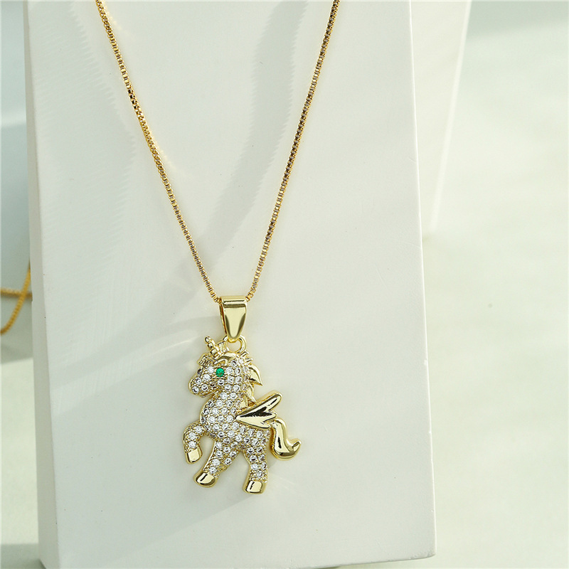 Aogu Cross-Border Supply Copper Micro Inlaid Zircon Ornament Real Gold Color-Preserving Electroplati