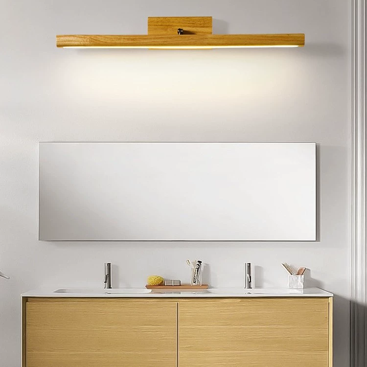 Японский передний зеркальный светильник для ванной, прямоугольная лампа для туалетного столика, новая коллекция