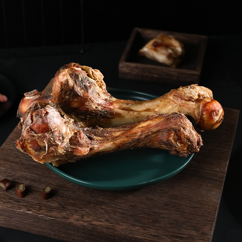 Snack de dientes molares para perros, huesos de vaca asados, extra grandes, limpiadores de dientes para perros de tamaño medio y grande, calcio, bocadillos para perros de mascota.