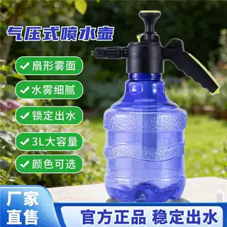 3L喷水壶家用浇花手持高压喷雾壶加厚园艺洒水壶消毒扇形压力喷壶