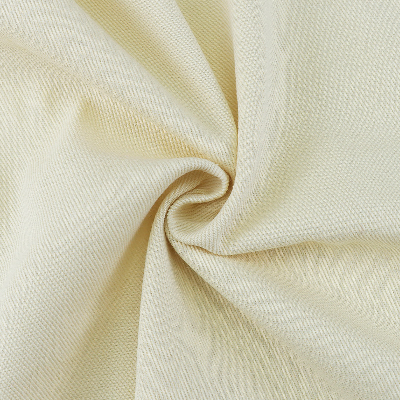 10 lavado de arena de algodón lavado sarga de algodón hilado Tarjeta de tela primavera y verano casual equipaje abrigo pantalones de tela