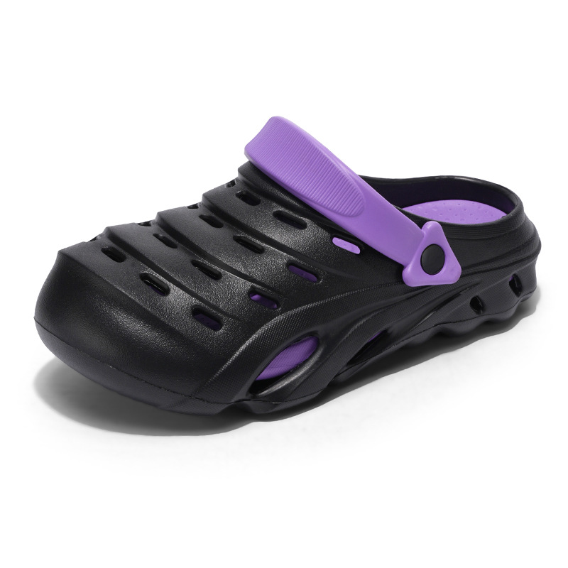 Zapatos con agujeros transpirables para hombre EVA verano nuevo estilo sandalias antideslizantes de suela gruesa zapatos de playa deportivos de dos desgaste image 6