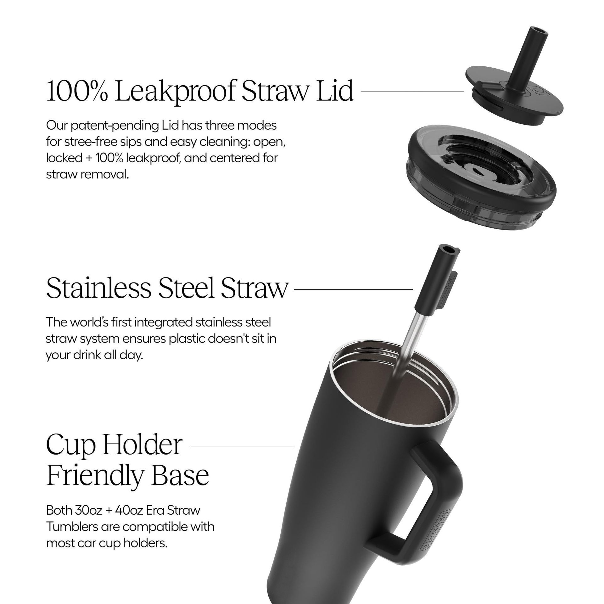 Nuevo mango transfronterizo de 40oz taza de automóvil taza de paja de acero inoxidable taza de aislamiento térmico taza de hielo portátil al aire libre de gran capacidad