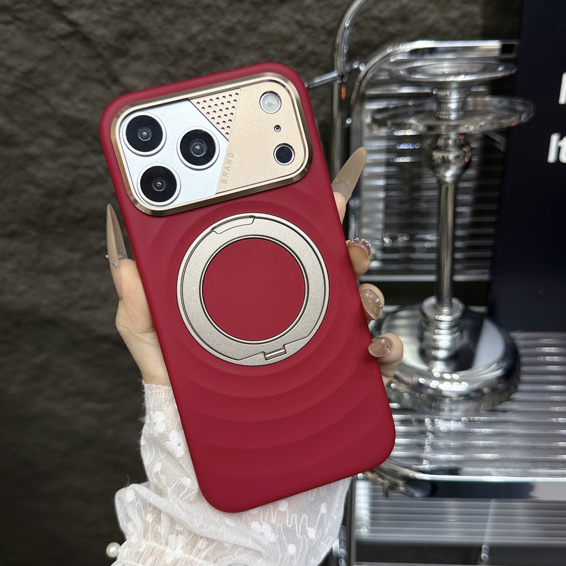 Magnetic Rotating Phone Case For Iphone Protective Cover_voghion.com