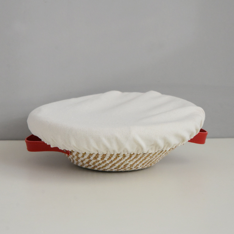 La nueva canasta de fermentación de pan de cuerda de algodón de Amazon cesta de almacenamiento multifuncional cesta de almacenamiento de acabado de escritorio moderna simple image 17