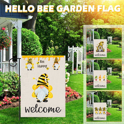 welcome Welcome Garden sign Spring Sunflower a doll Garden garden flag