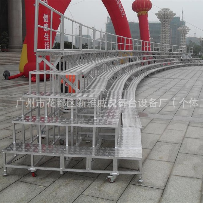 五层合影架折叠合影站架毕业合影架子团体照相架子便携式