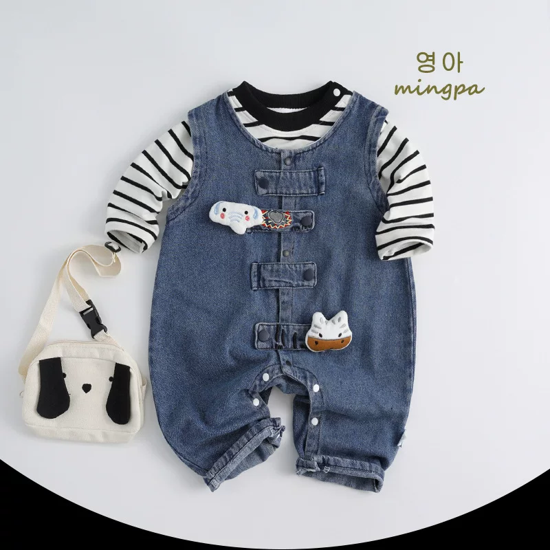 Autumn overall, body-friendly cute set