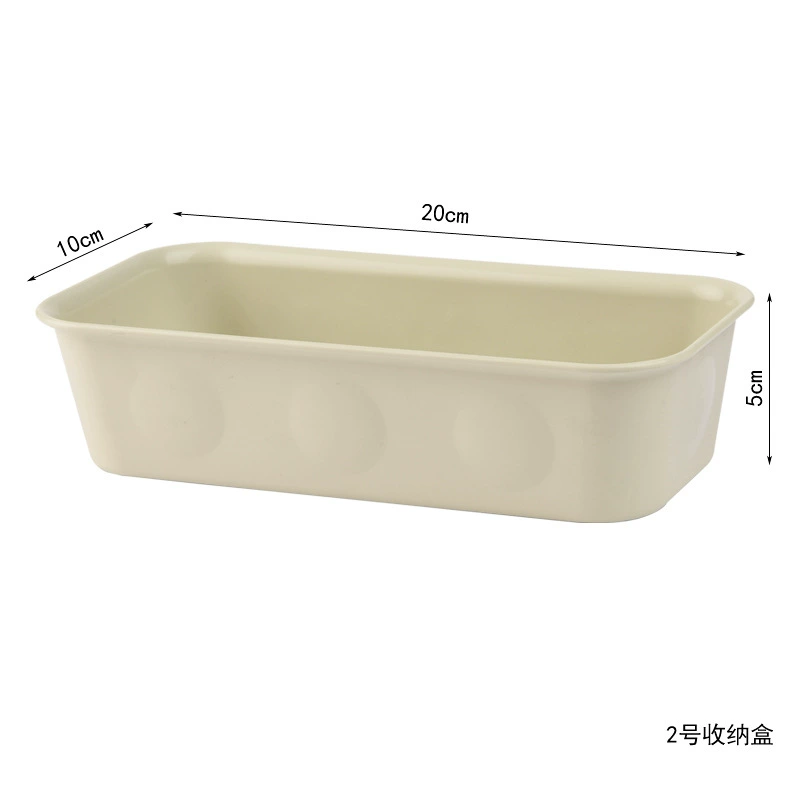 Desktop storage boxes, modular plastic organizers for drawers and counters, multiple sizes 10×10×5–35×25×5 cm