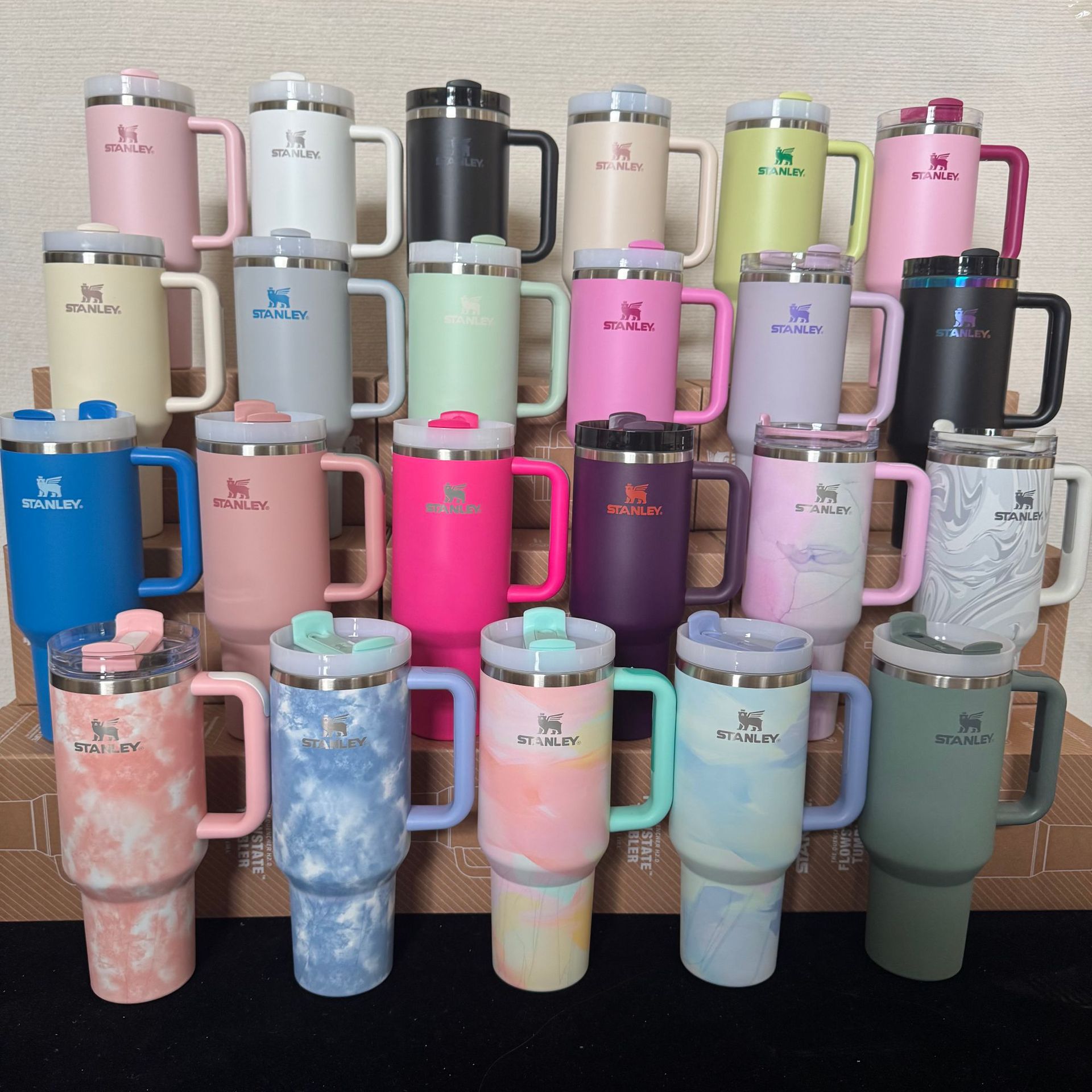 Third-Generation Stanley Car Cup 40oz Stainless Steel Cup 820g Foreign Trade Amazon Hot-Selling Item