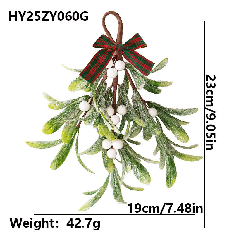 ヨーロッパとアメリカのクロスボーダークリスマスデコレーション、イチジクのハンギングオーナメントシリーズ、模擬緑の植物、ベリー、小さな花束、ソース工場|undefined