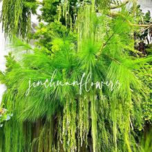 仿真绿植网红爆款芦荀草垂柳仿真花婚礼堂吊顶装饰森系布置卢叶材