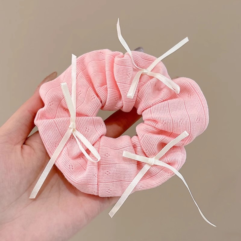 El encaje francés doble anillo de cabello de intestino grueso femenino de alta calidad cuerda de cabello de pelo de ballet dulce Meisen tocado de cabello