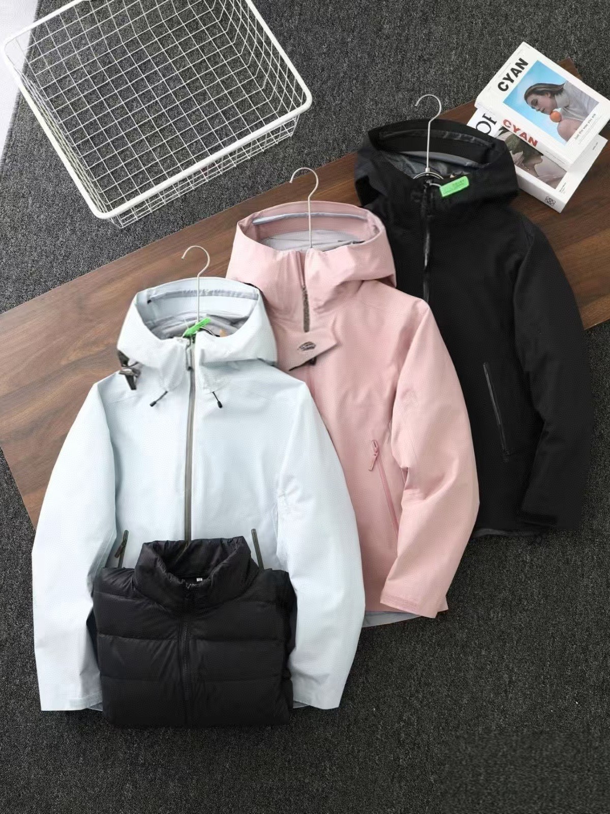 Bird 's Home Selection LT serie 3 en 1 al aire libre abrigo de asalto impermeable abrigo impermeable logotipo de pluma