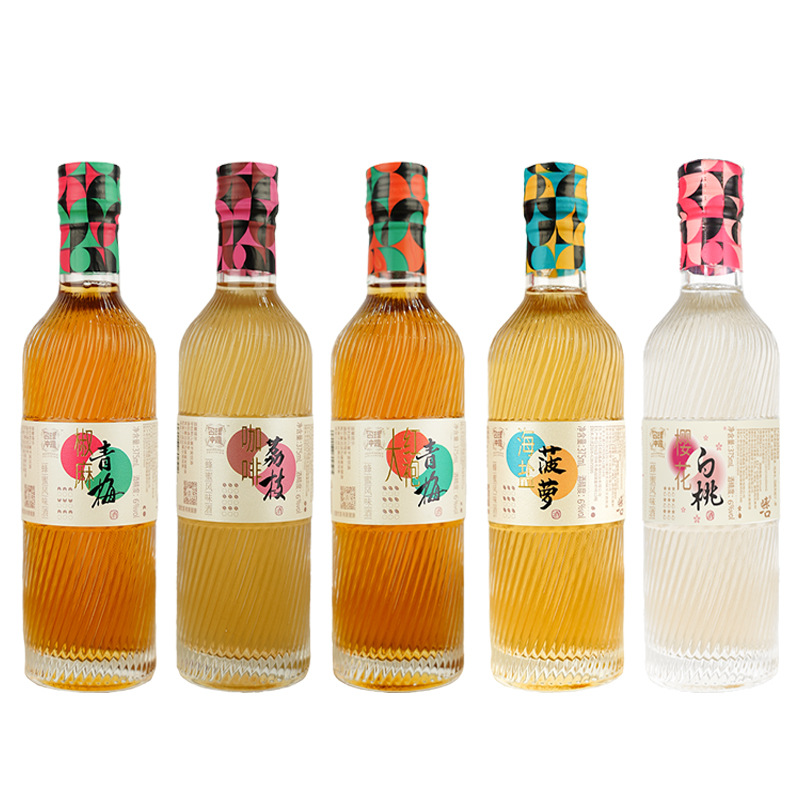 蜂蜜酒低度果酒微醺果酒果味香槟小花样原味芭乐小聚百香果酒