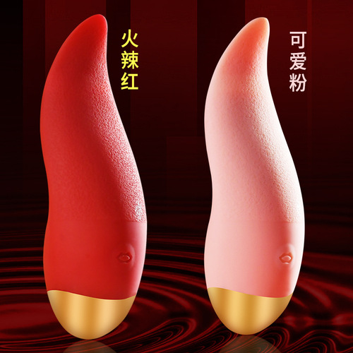 Vibratory stick, artificial tongue licunator, silicone rocking heating, female AV, adult products, massage, masturbation