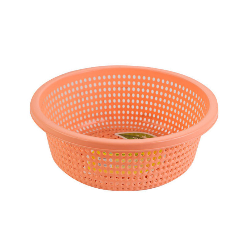 プラスチック排水バスケットキッチン肥厚大型新しい野菜洗濯バスケット家庭用フルーツボウルラウンドフルーツ耐久性|undefined