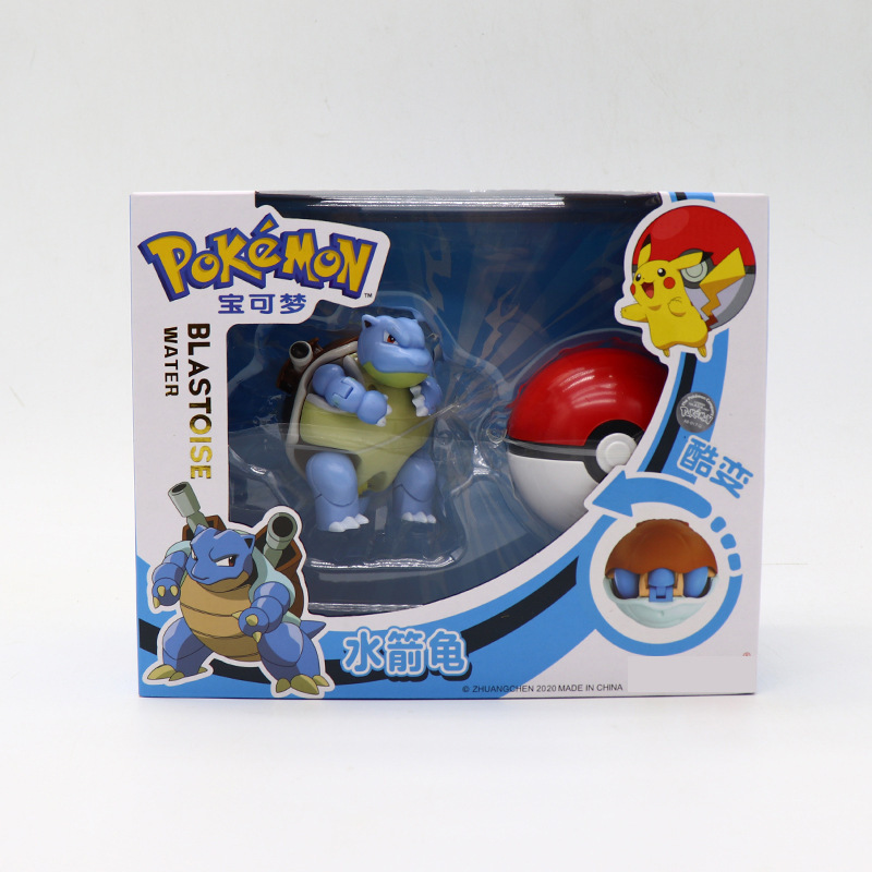 SC Johnson Pokémon Pikachu Pogaman juguetes Pokémon mascotas Genie jugadores de fútbol modelo de muñeca