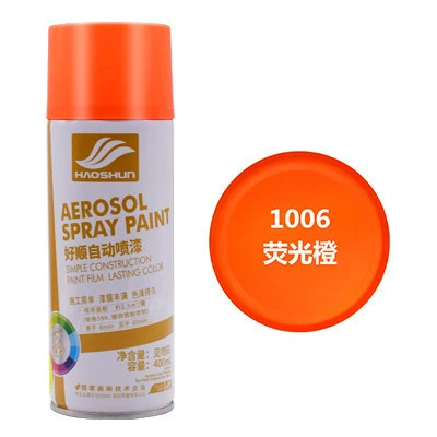 Hand Spray Paint Can, Avtomobil boyası - 1006-fluorescent-orange-450mlbottle