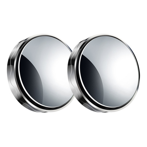升级款吸附式360度可调大视野广角旋转边框小圆镜 倒车盲区辅助镜