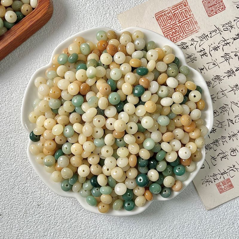 천연 듀오바오 잡색 주판구슬 [싱글]