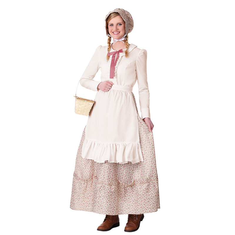 19368# French Manor Maid cosplay Uniform Halloween Party Maid Chef Play Costume