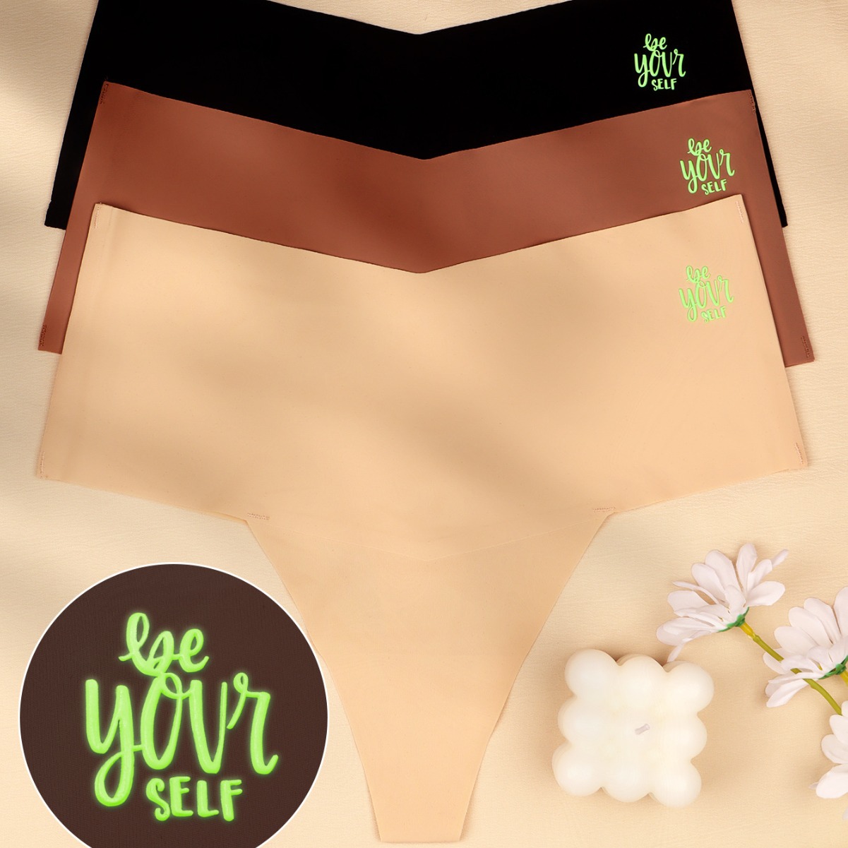 Bragas sin costuras de seda de hielo de una pieza, tanga de cintura en V sexy, entrepierna de algodón, bragas de mujer, calzoncillos finos de verano