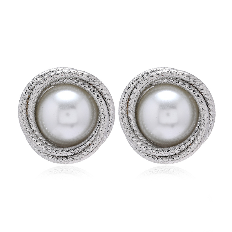 Al Por Mayor Joyas Barrocas Pendientes De Perno Sinuoso Nihaojewelry display picture 5