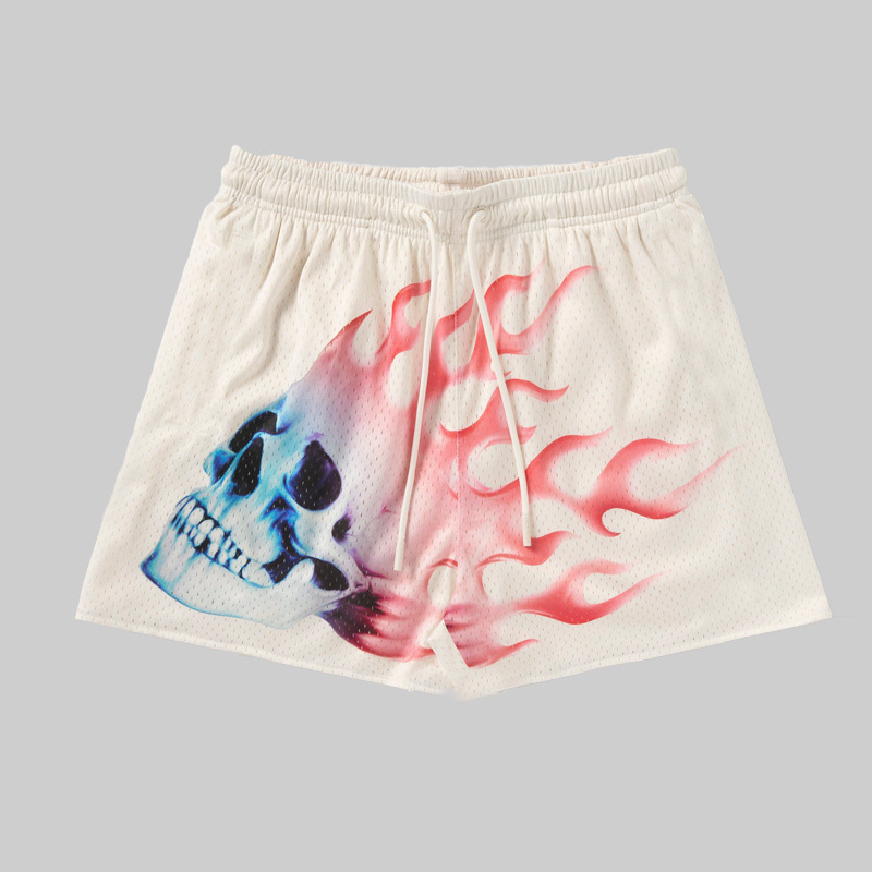 Men's Sports Shorts Basketball Beach Loose Sports Casual Shorts Trendy Shorts Fitness Shorts Mesh Breathable