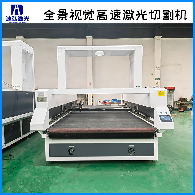 毛绒玩具帆布包印花摄像识别激光切割机 双横梁四头激光切割机