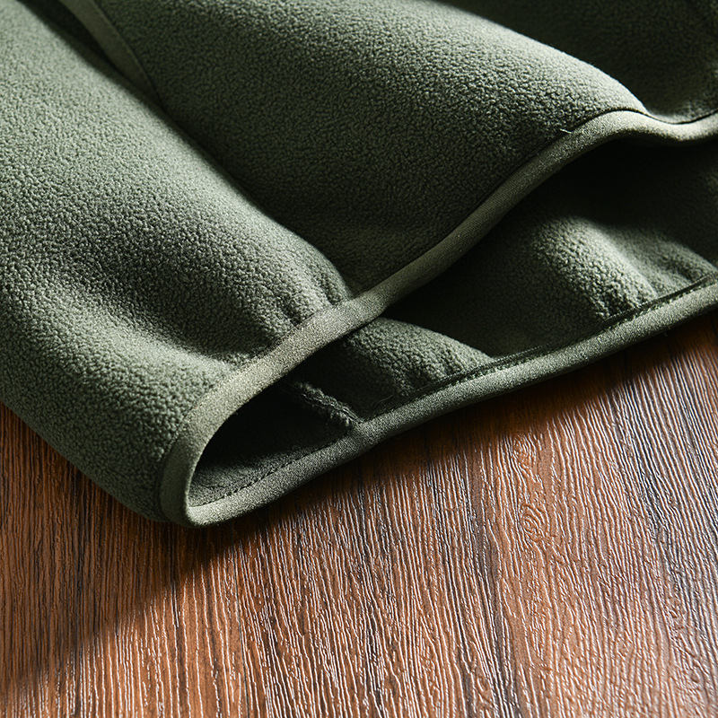 Giacca con cappuccio in pile da uomo autunno inverno calda_voghion.com