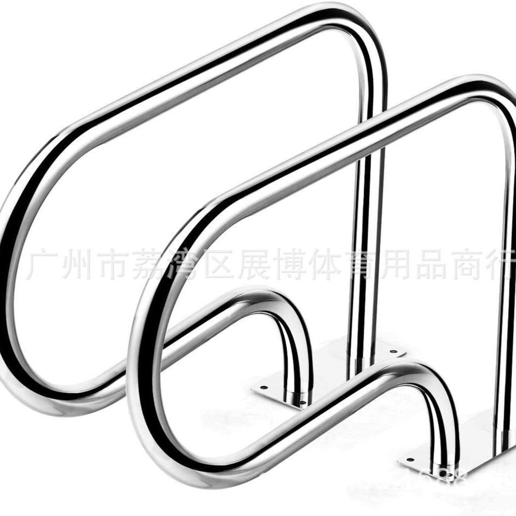 Transfronterizo suministro de los fabricantes de piscina escalera mecánica 304 engrosada de acero inoxidable barandilla de la piscina una variedad de barandilla de la piscina en stock