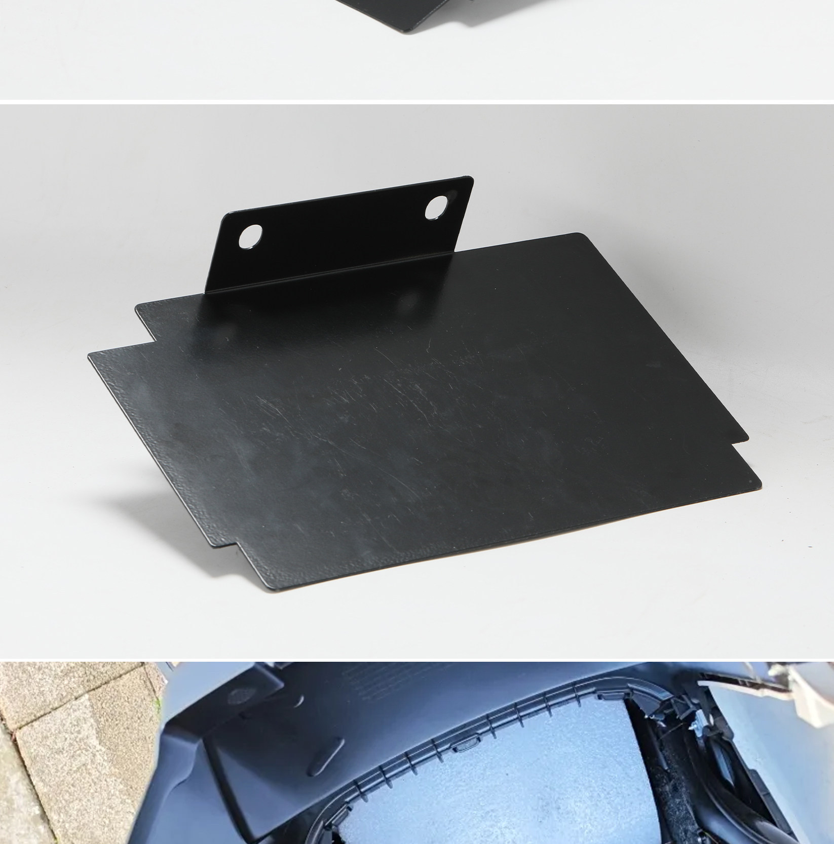 Electric vehicle battery compartment mudguard suitable for Niu NT/NLT, rust-proof water and mud guard modification accessory