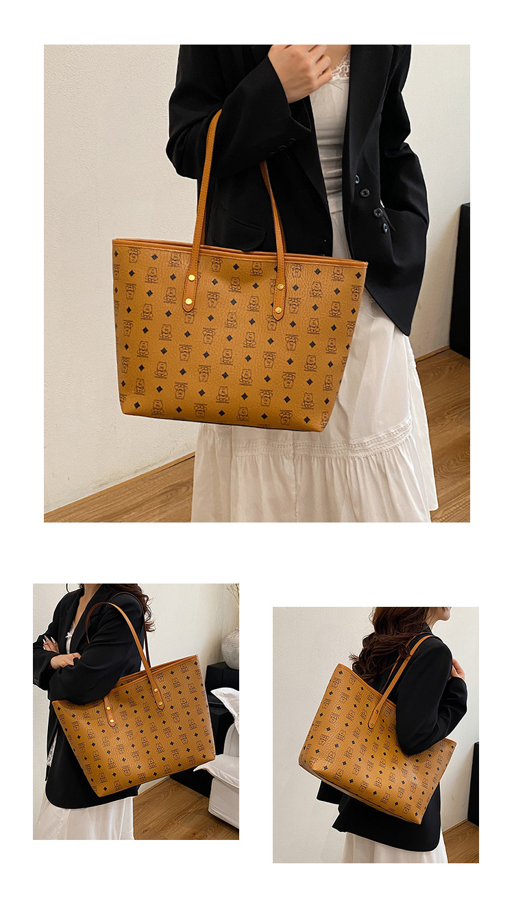 Borsa a secchiello donna stile retro grande capacità_voghion.com